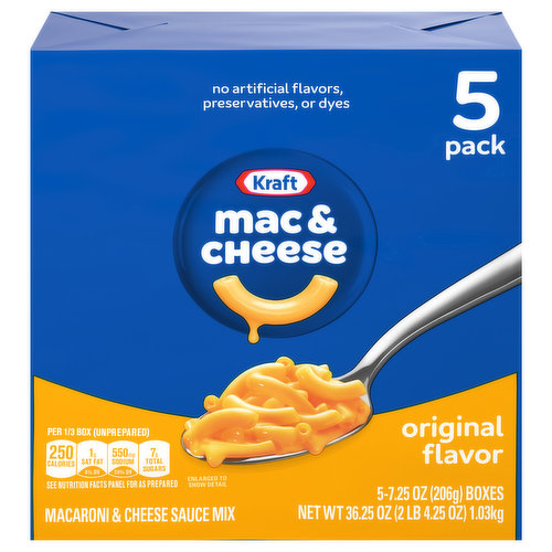 Kraft Macaroni & Cheese Dinner, Original Flavor, Value Size - 14.5 oz