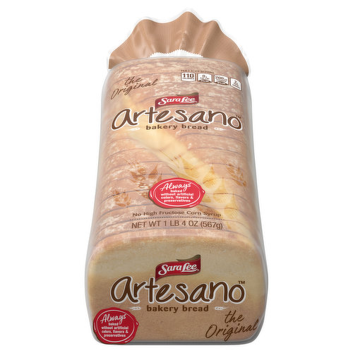 With its rich flavor and distinctly creamy character, the flavors you love just taste better. Artesano is always baked without artificial colors, flavors, preservatives, or high fructose corn syrup.