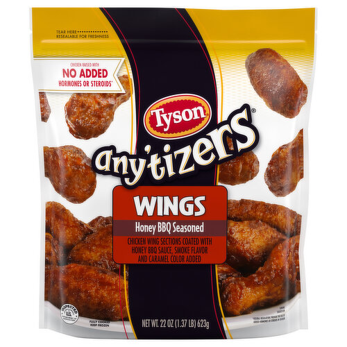 Tyson Chicken Wings, Honey BBQ Seasoned