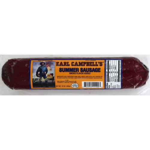 Earl Campbell's Sausage, Summer