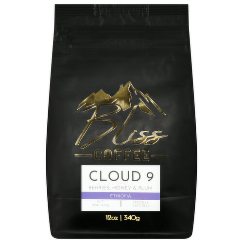 Bliss Coffee Coffee, Ground, Roasted, Ethiopia, Berries, Honey & Plum