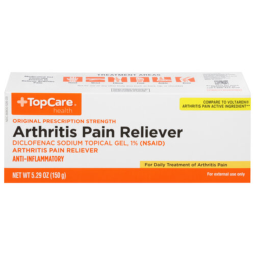 TopCare Arthritis Pain Reliever, Original Prescription Strength