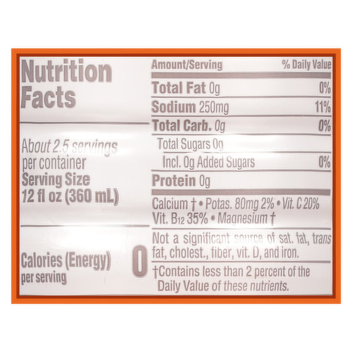 powerade nutrition facts