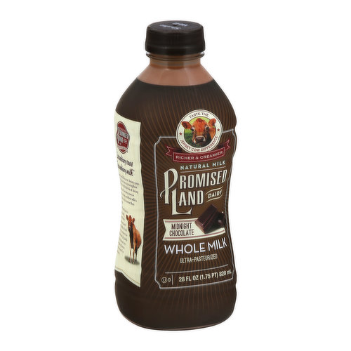 PROMISED LAND DAIRY Milk, Whole, Midnight Chocolate