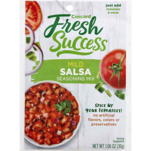 Concord Foods Seasoning Mix, Salsa, Mild