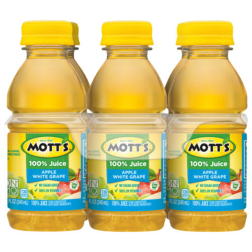 Mott's 100% Juice, Apple White Grape