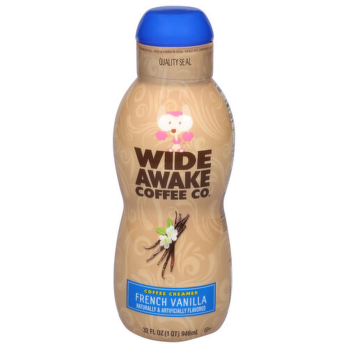 Wide Awake Coffee Co. Coffee Creamer, French Vanilla