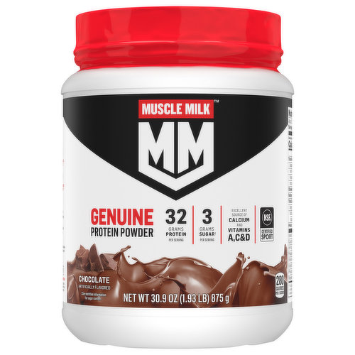 Energizing. Helps satisfy hunger. Helps build muscle. On-the-go breakfast. Anytime snack. Post-workout recovery. The Science Behind Protein: Muscle Milk Genuine contains a combination of high-quality slow releasing and fast releasing and proteins to help increase amino acids levels. Essential amino acids, including Leucine, play a role in muscle growth. Protein also helps support muscle rebuilding and maintenance of muscle mass.