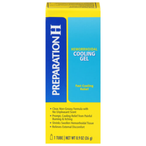 Preparation H Cooling Gel, Hemorrhoidal