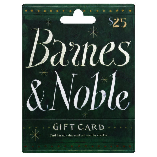 Barnes & Noble Gift Card, $25