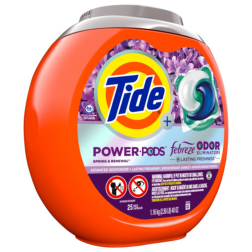 Tide + Detergent, Spring & Renewal, Pacs