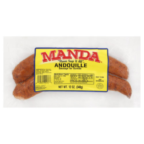 Manda Andouille Sausage, for Gumbo