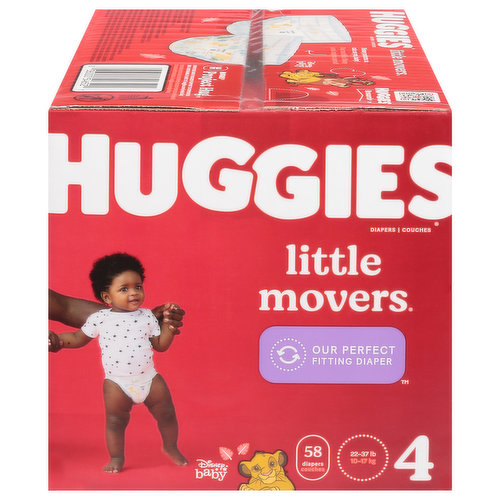 Huggies Overnites Nighttime Baby Diapers, Size 3, 58Count - 58 ea