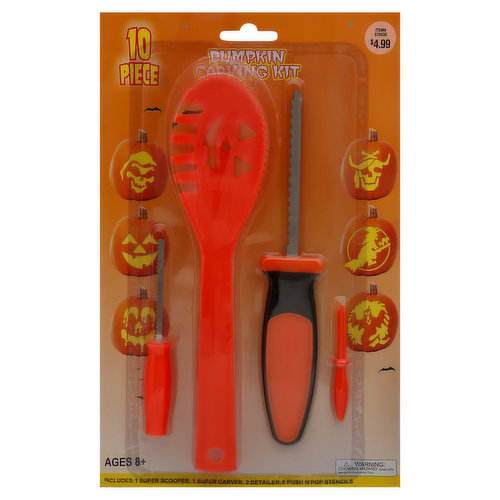 Far East Brokers and Consultants Pumpkin Carving Kit, 10 Piece