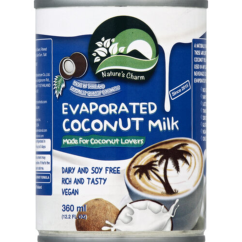 Nature's Charm Coconut Milk, Evaporated