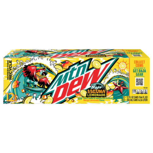 Mtn Dew Soda, Baja Laguna Lemonade