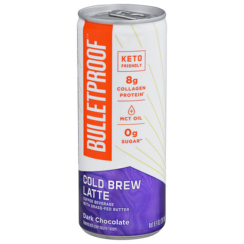 Bulletproof Latte, Dark Chocolate, Cold Brew