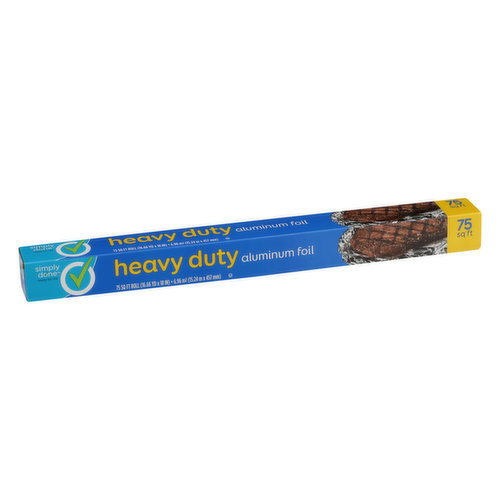 Great Value Heavy Duty Aluminum Foil - 75 sq ft