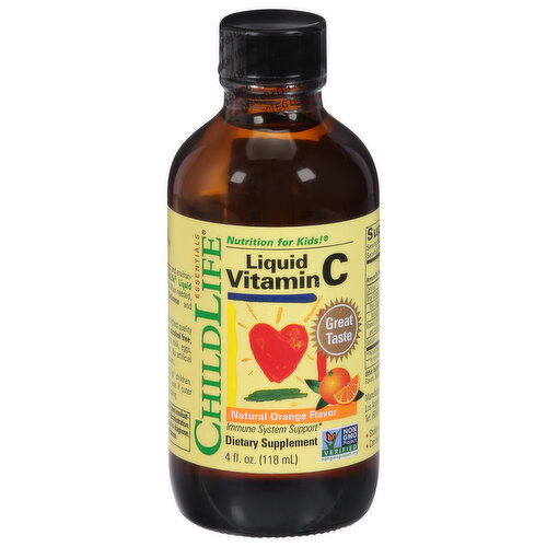 ChildLife Liquid Vitamin C, Natural Orange Flavor