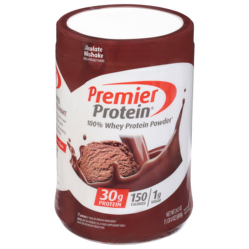 Premier Protein Whey Protein Powder, Chocolate Milkshake