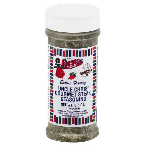 Fiesta Extra Fancy Uncle Chris' Gourmet Steak Seasoning, 11 oz - Fred Meyer