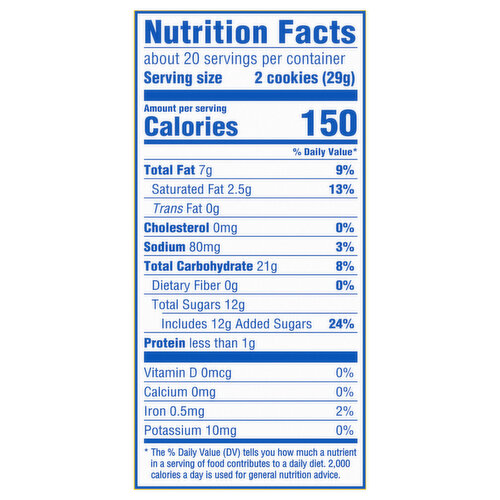 oreos nutrition facts