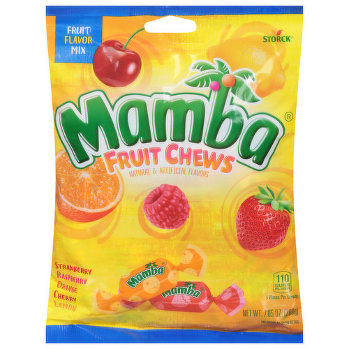 Mamba Fruit Chews, Assorted