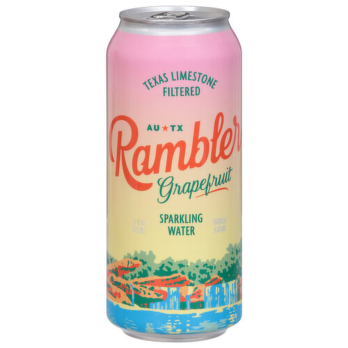 Rambler Sparkling Water, Grapefruit