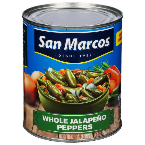 San Marcos Jalapeno Peppers, Whole