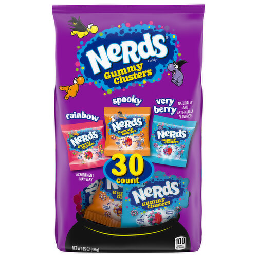 Nerds Gummy Clusters, Rainbow/Spooky/Very Berry