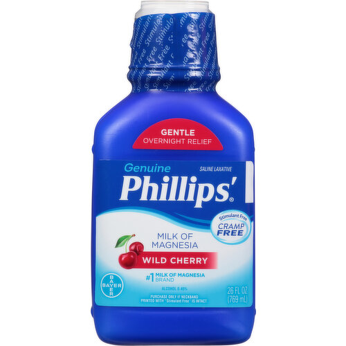 Phillips' Saline Laxative, Wild Cherry