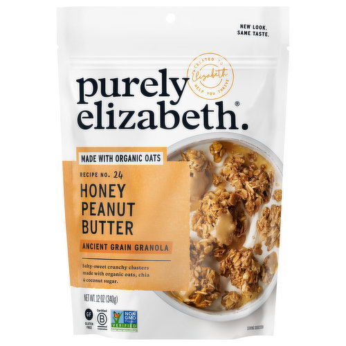Purely Elizabeth Granola, Ancient Grain, Honey Peanut Butter