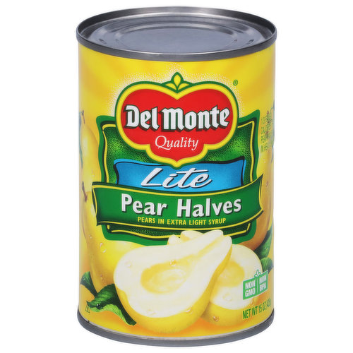 Del Monte Pear Halves, Lite