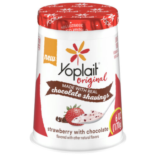 Yoplait Yogurt, Low Fat, Strawberry with Chocolate