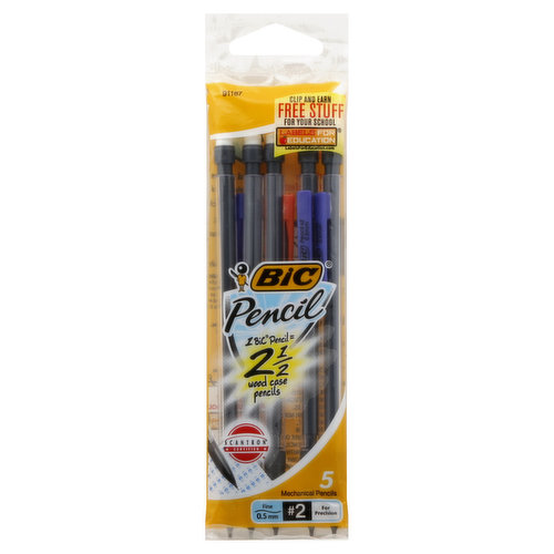 Bic Mechanical Pencils, Xtra Smooth, No. 2 (0.7 mm) - 10 mechanical pencils