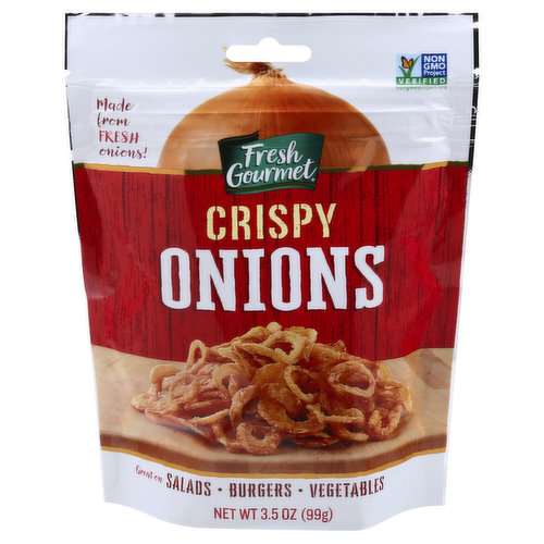 Fresh Gourmet Onions, Crispy