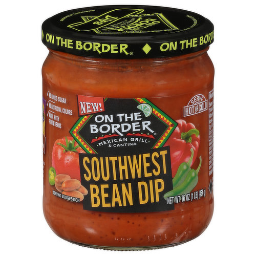 On the Border Bean Dip, Southwest