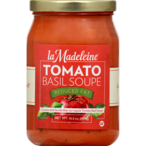 La Madeleine Tomato Basil Soupe, Reduced Fat