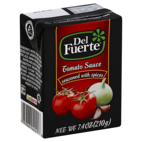 Del Fuerte Tomato Sauce, Seasoned with Spices