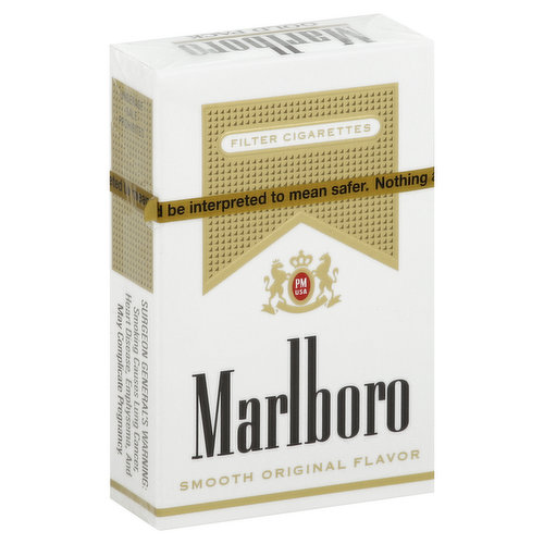 Marlboro Cigarettes, Filter, Gold Pack