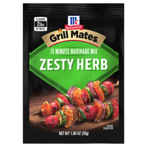 McCormick Grill Mates Zesty Herb Marinade Seasoning Mix