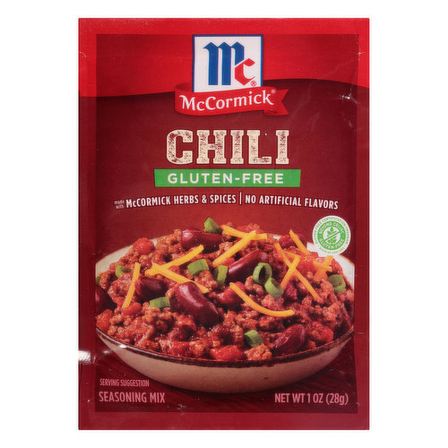 Mccormick Seasoning Mix, Gluten Free, Chili - 1 oz