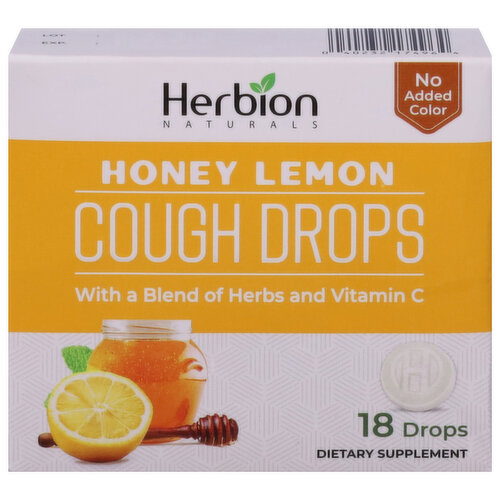 Herbion Naturals Cough Drops, Honey Lemon