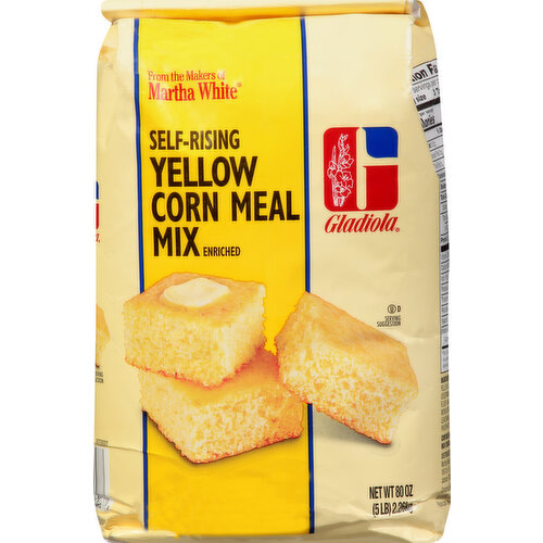 Gladiola Corn Meal Mix, Yellow, Self-Rising