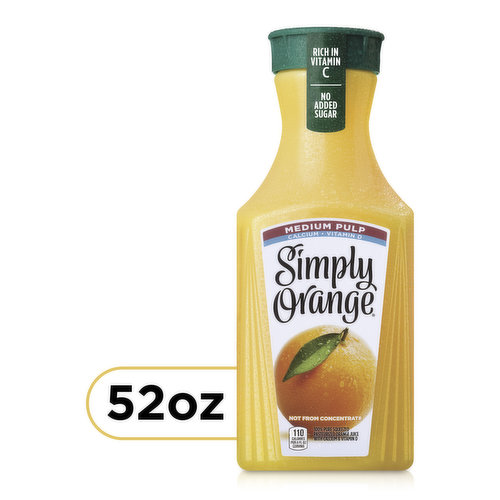 Simply Orange Juice Drink, Medium Pulp