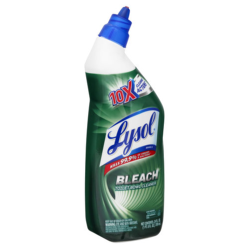 Lysol Toilet Bowl Cleaner, Bleach