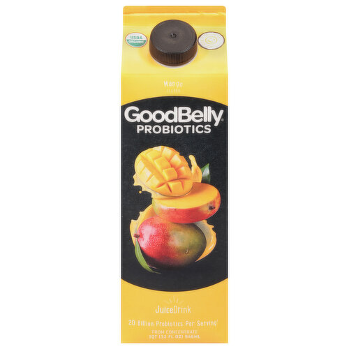 GoodBelly Probiotics Pomegranate Blackberry Juice Drink, 1 Quart