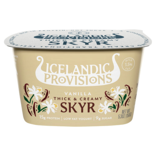 Icelandic Provisions Skyr Low Fat Yogurt - 30 Oz