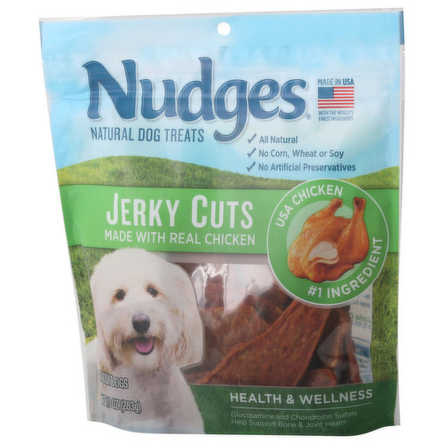 nudges natural dog treats jerky cuts