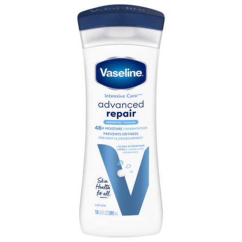 Vaseline Lotion, Unscented, Advanced Repair